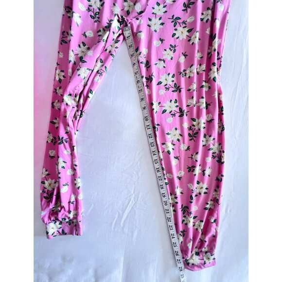 DRAPER JAMES Women's Sz M Pajama Set Pink MAGNOLIA Floral Soft Sleeveless - Picture 5 of 16
